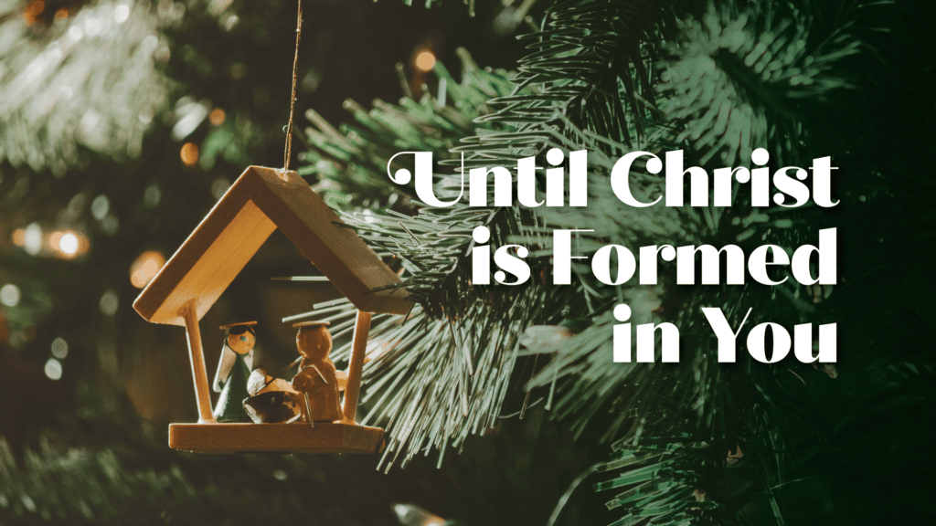 Until Christ is Formed in You